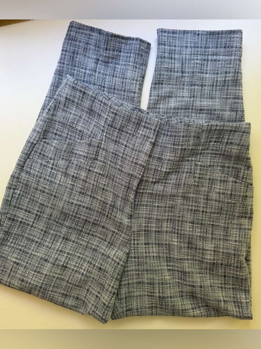 Club Monaco Navy and White Tweed Pants